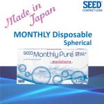 SEED Monthly Transparent Power Soft Contact Lens