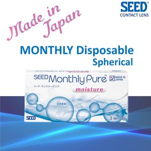 SEED Monthly Transparent Power Soft Contact Lens