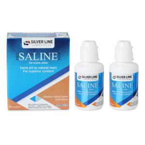 Pro Saline Max for Scleral Lenses Silver Line Laboratories, 60ml x 2 = 120ml