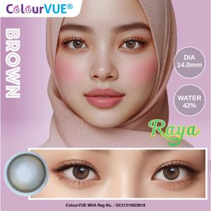 ColourVUE Raya Brown Soft Contact Lens